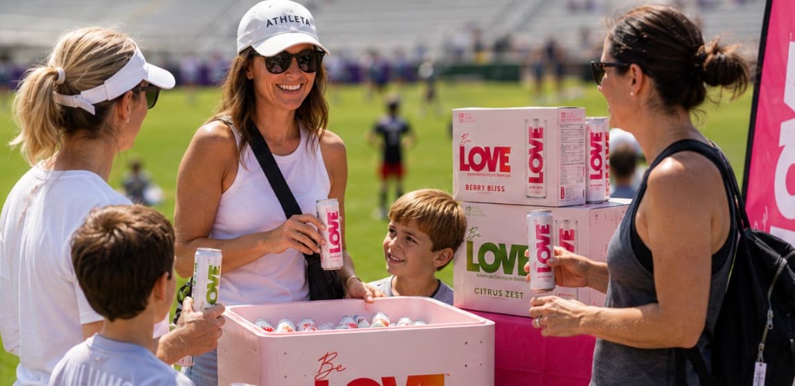 Between games, BeLove kept our families refreshed and smiling with fully stocked coolers.